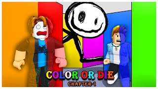 Color or Die  Chapter 1 Full Walkthrough  Roblox [upl. by Yenahs]