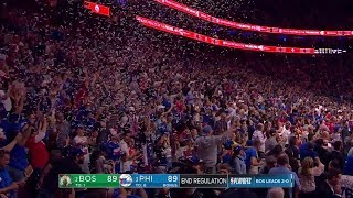 Sixers Accidentally Drop Confetti Before Games Over Then Lose Game 3 [upl. by Ahsimet]