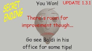 Secret Ending Wrong answers only   Baldis Basics in Education and Learning v131 [upl. by Yelrah]