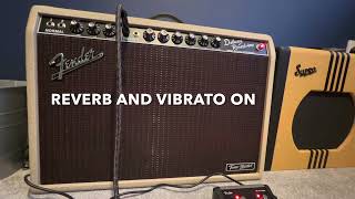 Fender Tone Master Deluxe Reverb  Blonde Quick Sound Demo [upl. by Asle]