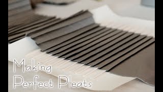 I Made a Thousand Pleats Using a Handmade Pleating Board [upl. by Asteria]