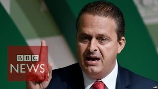 Brazils Eduardo Campos killed in plane crash  BBC News [upl. by Enyallij]