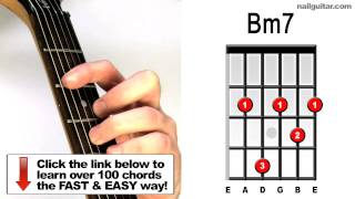 Bm7  Play Guitar Chords Tutorial [upl. by Nagar]