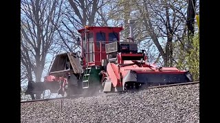 Railroad Track Equipment Working trains [upl. by Ndnarb9]