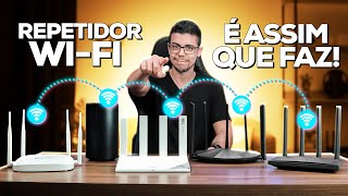 Como Configurar o Repetidor de Sinal Wifi [upl. by Weissman]