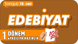 10Sınıf Edebiyat 1Dönem 1Yazılıya Hazırlık 📑 2025 [upl. by Mcnamara445]