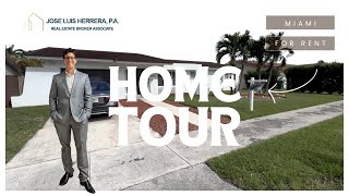 Home Tour  For Rent in Miami Jose Luis Herrera PA 2024 [upl. by Eugirne]