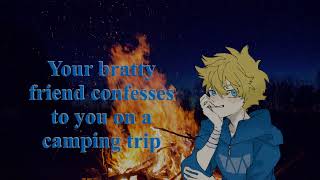 ASMR M4M your bratty friend confesses to you on camping trip [upl. by Neitsabes]