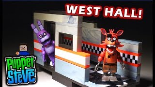 FNaF McFarlane Toys WEST HALL Playset Preview Five Nights at Freddys Unboxing [upl. by Dylana637]