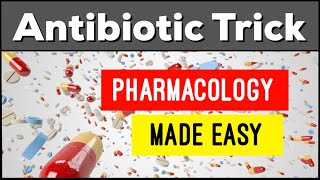 Antibiotic Class and Drug Name Trick  Pharmacology Made Easy Nursing USMLE [upl. by Averat653]