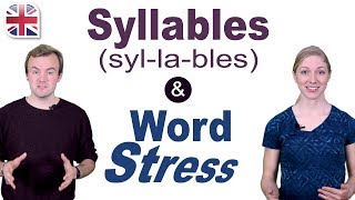 Syllables and Word Stress  English Pronunciation Lesson [upl. by Tolley166]