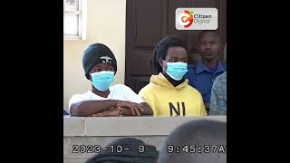 Thugs captured on CCTV robbing Kerugoya residents plead not guilty freed on Ksh500000 bond each [upl. by Htebazie417]