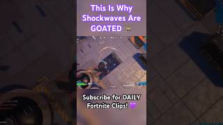 This Is Why Shockwaves Are GOATED 🐐 EpicPartner Fortnite BattleRoyale Shorts FortniteClips [upl. by Anoirtac803]