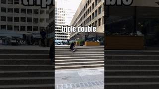 The Guy Got It Right Triple Flip and Tre Dubz on the Way Out of Toronto  shorts short skate [upl. by Firman]