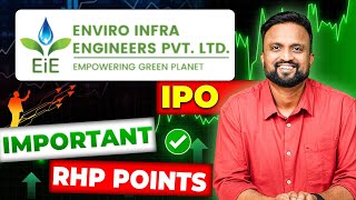 ఈ ₹148 Water theme IPO చాలా బాగుంది  Enviro Infra Engineers Limited IPO Analysis [upl. by Airrehs]