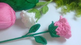 Flores tejidas a crochet tutorial completo [upl. by Olenolin]