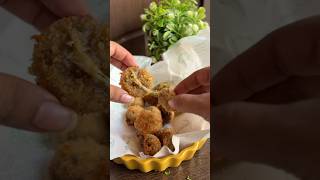 Crispy Stuffed Mushrooms food mushroom [upl. by Beutler165]