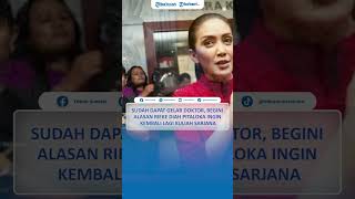 Sudah Dapat Gelar Doktor Begini Alasan Rieke Diah Pitaloka Ingin Kembali Lagi Kuliah Sarjana [upl. by Sigvard407]