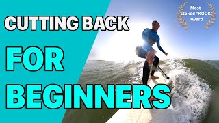 How to Cutback and stay in the pocket  Longboard Surfing [upl. by Ylebmik]