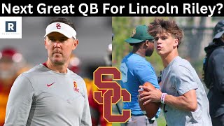 Lincoln Riley Going After QB Of The Future  USC Football Recruiting News [upl. by Ilhsa]