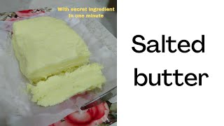 Magical recipe of Salted butter with the secret ingredient in just one minute [upl. by Liva]