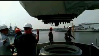 Kanon Oerlikon Millennium Gun 35mm Telah Terpasang di KRI RE Martadinata 331 [upl. by Adnala774]