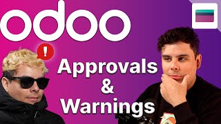 Approvals amp Warnings  Odoo Purchase [upl. by Blandina981]