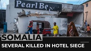 Several killed in hotel siege in Somalia’s Mogadishu [upl. by Fonzie]