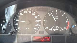 BMW E46 320d Chip Chipped 60  100 kmh 3 Gear Acceleration [upl. by Acirderf598]