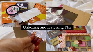 Unboxing and reviewing all the PR’smy birthday cakePR’s in 2 days [upl. by Arreic]