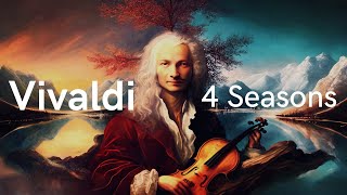 Four Seasons  Antonio Vivaldi A Musical Journey through Natures Beauty amp AI art  Music for brain [upl. by Lindner573]