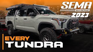 All The 2024 NEW Toyota Tundras at SEMA 2023 Overland 1794s Custom TRD Pros amp MORE [upl. by Maclean]