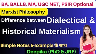 Marxist Philosophy  Dialectical and Historical Materialism [upl. by Sadoc]