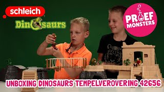 Proefmonsters gaan op avontuur met schleich DINOSAURS Tempelverovering [upl. by Bihas]