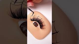 Halloween 🎃 Lash Extensions lashing lashextensions lashes eyelashes lashesonpoint lashartist [upl. by Milburt486]