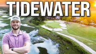 Reviewing The Best Golf Courses In Myrtle Beach SC  Tidewater Golf Club [upl. by Eenaej]