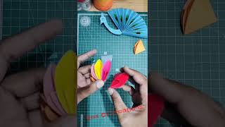 Colorful flower craft idea for kids  viral youtubeshorts trending flowers craft papercraft [upl. by Knobloch]