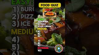 The Ultimate Food Quiz Question Ten Will Test Your Culinary Skills [upl. by Mitchel]