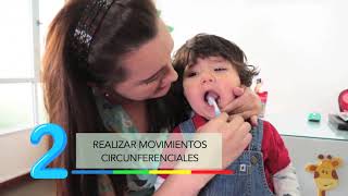 Limpieza bucodental en niños menores a 3 años [upl. by Airehs729]