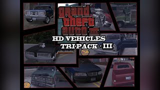 Обзор GTA3 HD Vehicles TriPack III для Grand Theft Auto III [upl. by Navinod]