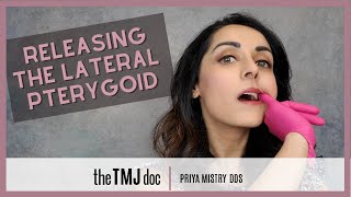 Releasing the Lateral Pterygoid  Priya Mistry DDS the TMJ doc tmjd exercisesfortmj tmj [upl. by Firooc]