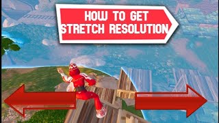 How to get stretched resolution in Fortnite AMD [upl. by Nerra]