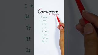 Same Contractions of Different Words contraction english shorts [upl. by Norman]