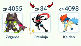 I used 43 CP SHINY GRENINJA in MASTER LEAGUE and WON Pokemon GO [upl. by Olihs87]