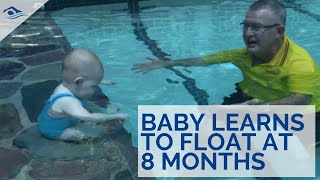 Baby Learns To Float At 8 Months [upl. by Ades]