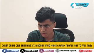 Cyber Crime Cell seized Rs 373 crore fraud money warn people not to fall prey [upl. by Mickey]