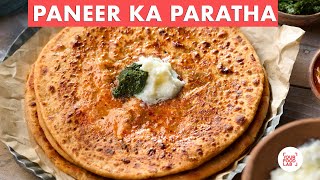 Paneer Ka Paratha Recipe  Homemade Paneer  Stuffed Paratha Recipe  Thecha  Chef Sanjyot Keer [upl. by Ortrud]