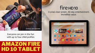 Amazon Fire HD 10 Tablet  101quot vibrant Full HD screen  octacore processor  3 GB RAM  32 GB [upl. by Helaine]