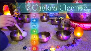 CLEANSE CHAKRA BLOCKAGES with Tibetan Singing Bowls Cleanse Aura and Balance Chakra Relax amp Sleep [upl. by Cira]