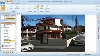 BIM SOFTWARE  Architectural design  Scene Photo Matching [upl. by Dnamra923]